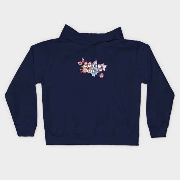 Cutie Pie Kids Hoodie by Art By Bear